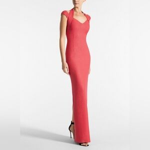 St. John Sequin Tweed Halter Gown Sz. 10